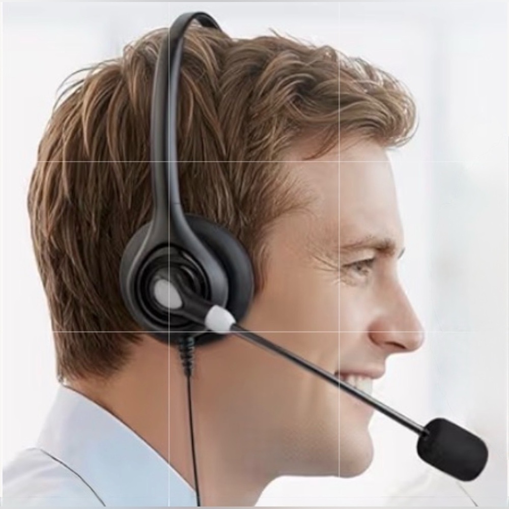 Telephone Wired Headset New